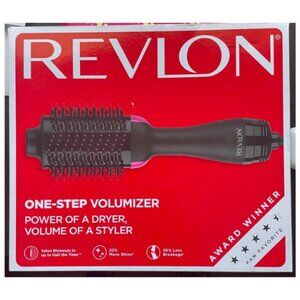 NEW (unused) Revlon One-Step Volumizer Original Blow Dry Brush - Black